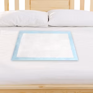 Pannolini personalizzati per strumenti medici Campione gratuito Pannolini per letto usa e getta per incontinenza all'ingrosso sagomati organici in cotone spesso medico Produttore FDA / CE / ISO