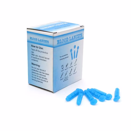 Lancetta per sangue monouso in plastica sterile Twist Top 28 g CE Mdr 510K