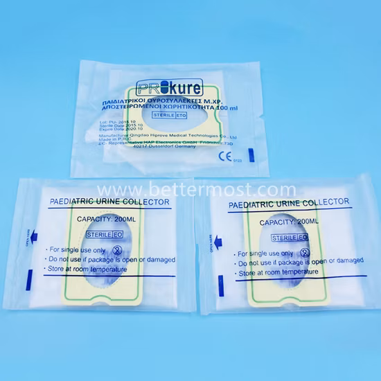 Sacca per drenaggio urinario in PVC medico monouso di alta qualità Bm® ISO13485 CE