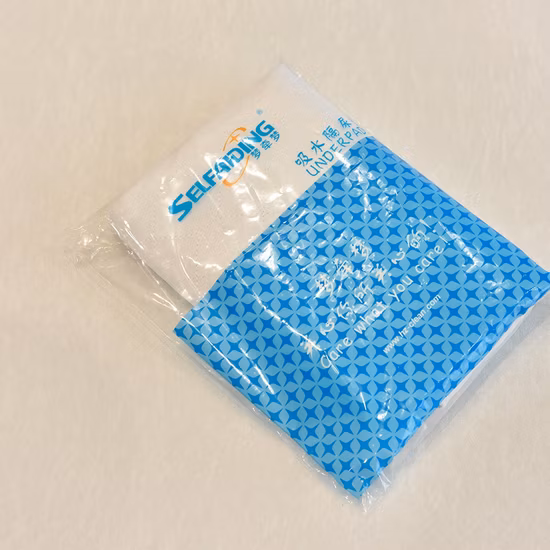 Confortevole qualità della superficie 100% cotone riutilizzabile per incontinenza sottopiede per letto PEE per anziani